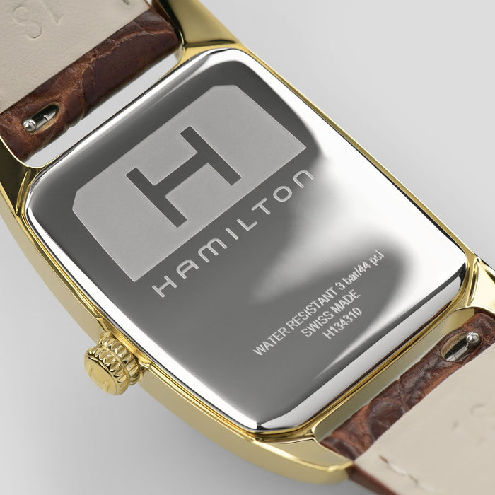 Hamilton Boulton Quartz White Dial Brown Leather Men’s Watch H13431553