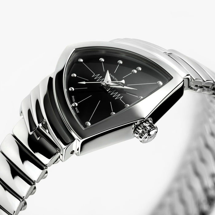 Hamilton Ventura S Quartz 24mm x 36mm Black Dial Unisex Watch H24211130