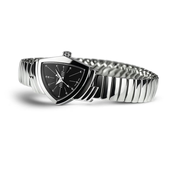 Hamilton Ventura S Quartz 24mm x 36mm Black Dial Unisex Watch H24211130