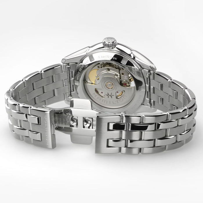 Hamilton Jazzmaster Open Heart Lady Auto Automatic 36mm Blue Dial Watch H32215142