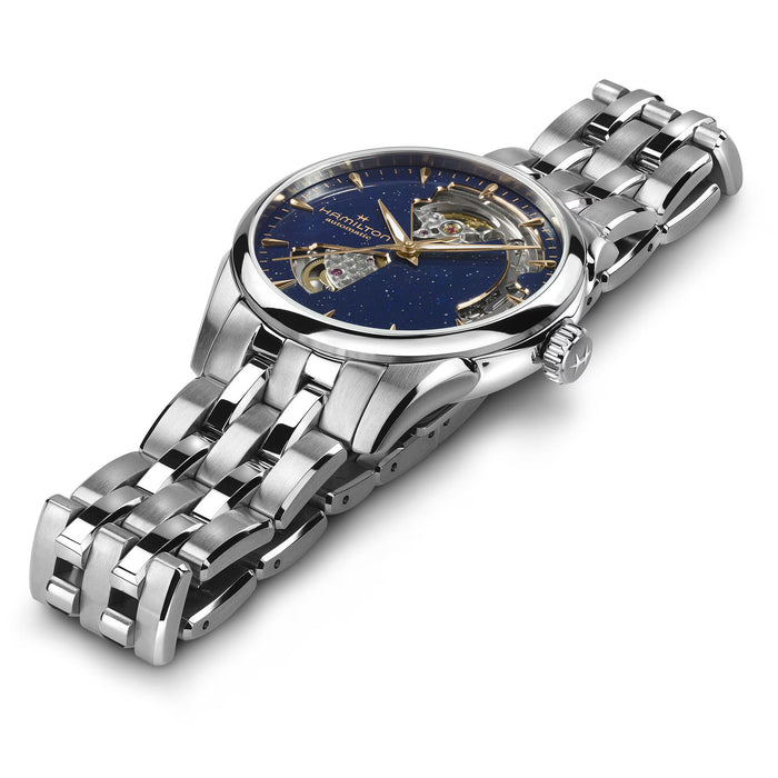 Hamilton Jazzmaster Open Heart Lady Auto Automatic 36mm Blue Dial Watch H32215142