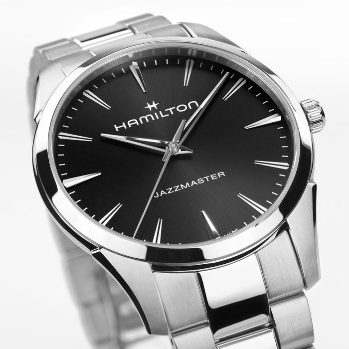 Hamilton Jazzmaster Quartz Black Dial 40mm Stainless Steel Men’s Watch H32461131