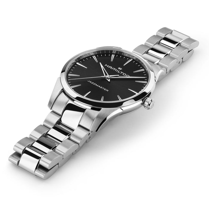 Hamilton Jazzmaster Quartz Black Dial 40mm Stainless Steel Men’s Watch H32461131