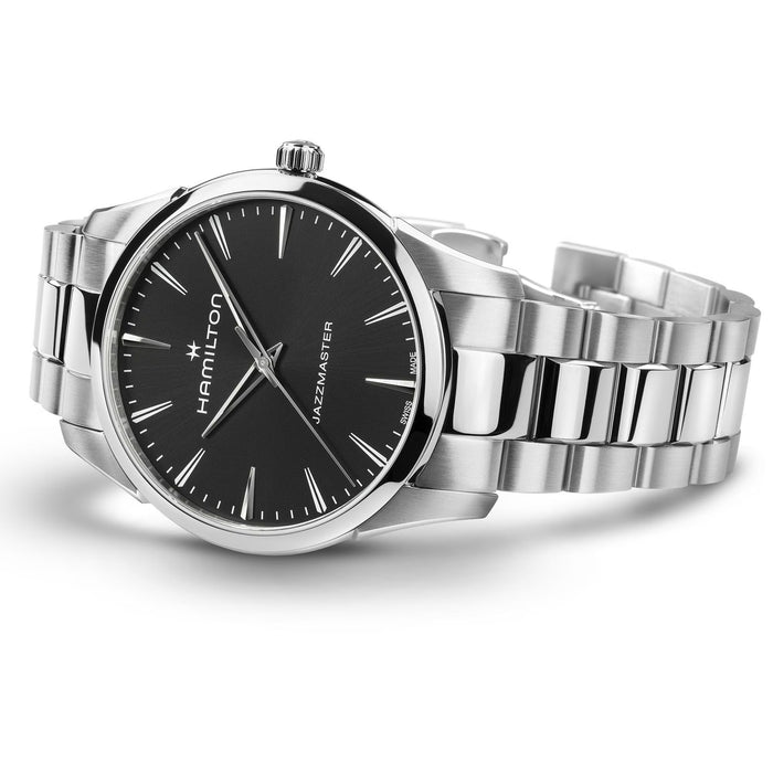Hamilton Jazzmaster Quartz Black Dial 40mm Stainless Steel Men’s Watch H32461131
