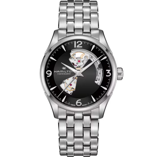 Hamilton Jazz Master Open Heart Auto Black Dial Round 42mm Men's H32705131
