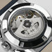 Close-up of a Hamilton watch mechanism with 'Swiss Made' and 'Hamilton' branding.