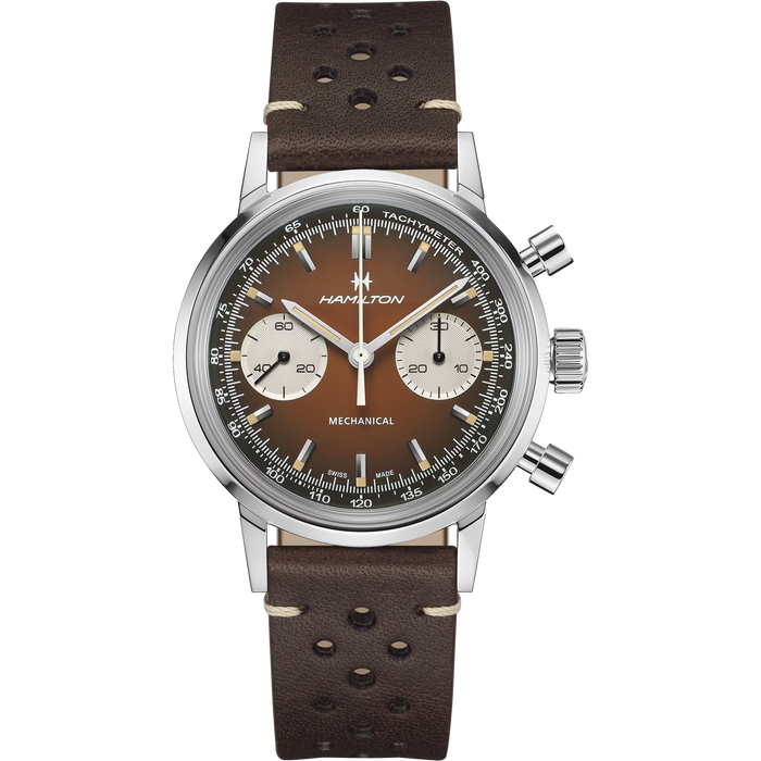 Hamilton American Classic Intra-Matic Chronograph H Green 40mm Men’s Watch H38429591