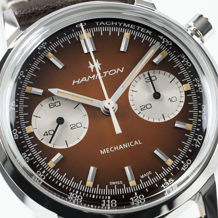 Hamilton American Classic Intra-Matic Chronograph H Green 40mm Men’s Watch H38429591