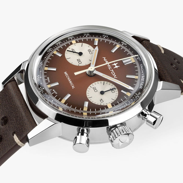 Hamilton American Classic Intra-Matic Chronograph H Green 40mm Men’s Watch H38429591