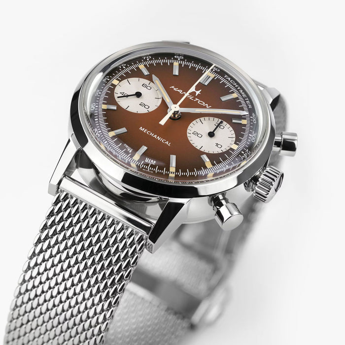 Hamilton American Classic Intra-Matic Chronograph H Green 40mm Men’s Watch H38429591