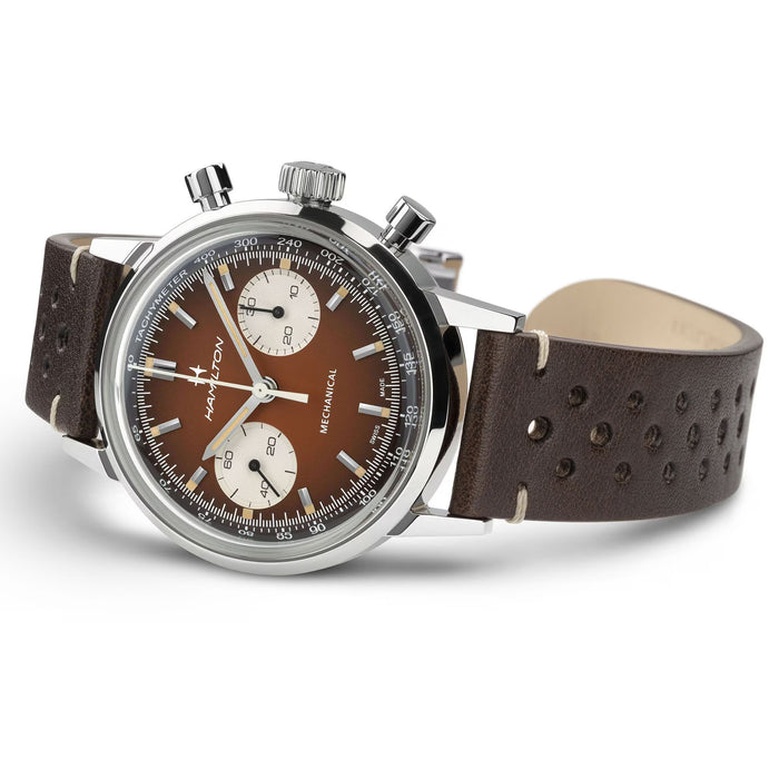 Hamilton American Classic Intra-Matic Chronograph H Green 40mm Men’s Watch H38429591