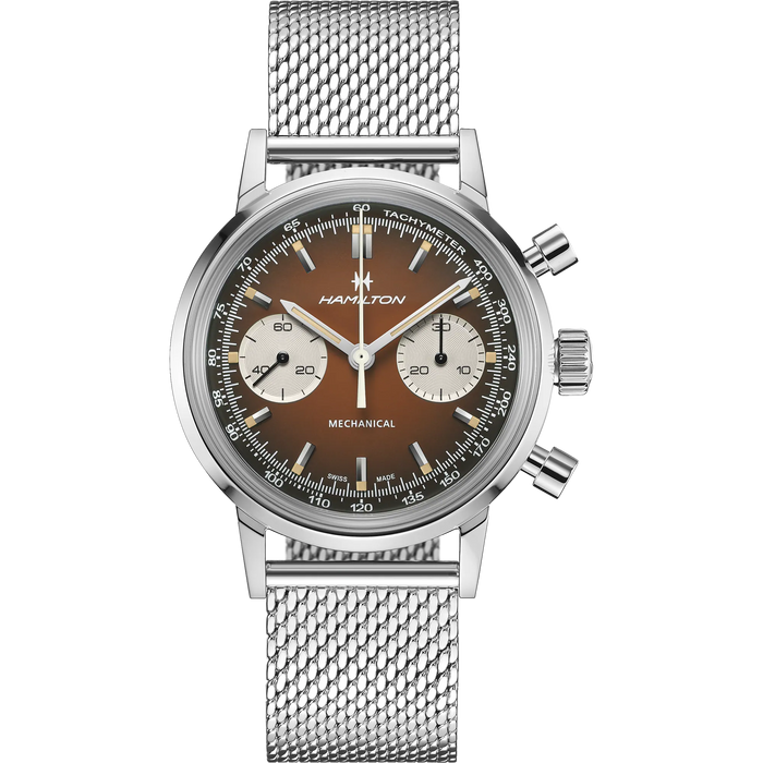 Hamilton American Classic Intra-Matic Chronograph H Green 40mm Men’s Watch H38429591