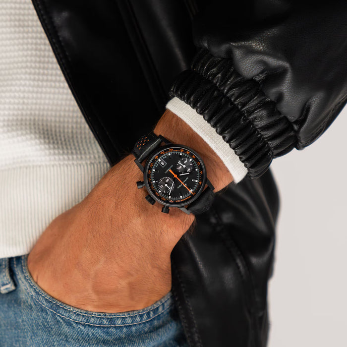 Hamilton American Classic Intra-Matic Auto Chrono Black Dial Men's Watch H38446732
