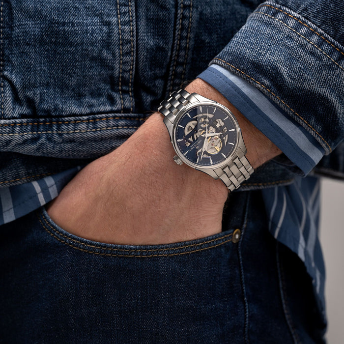 Hamilton Jazzmaster Skeleton Automatic Blue Dial 40mm Men’s Watch H42535141