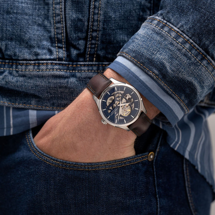 Hamilton Jazzmaster Skeleton Automatic Blue Dial Men's Watch H42535541