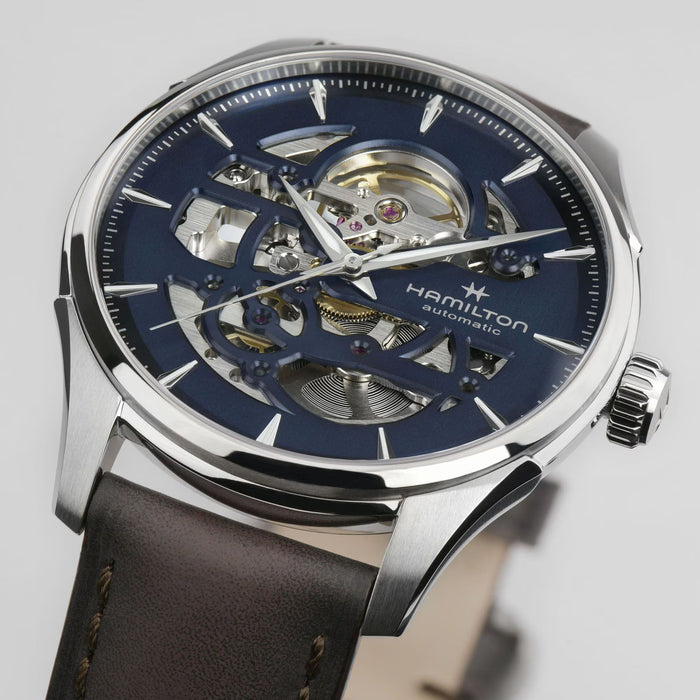 Hamilton Jazzmaster Skeleton Automatic Blue Dial Men's Watch H42535541
