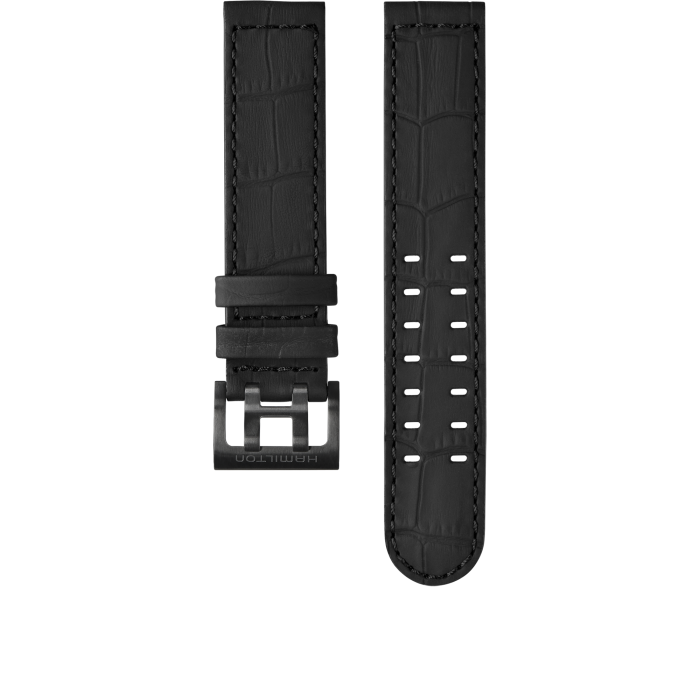 Hamilton Khaki Aviation Black Strap 20mm H6007661121