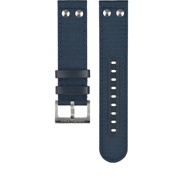 Hamilton Khaki Aviation Blue Strap 22mm H6007791011