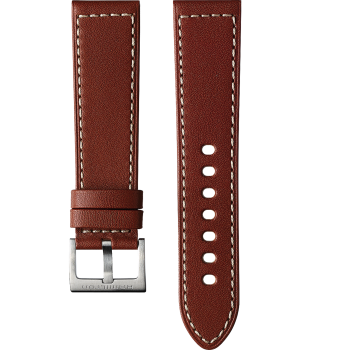 Hamilton Khaki Field Brown Strap 22mm H6007051061