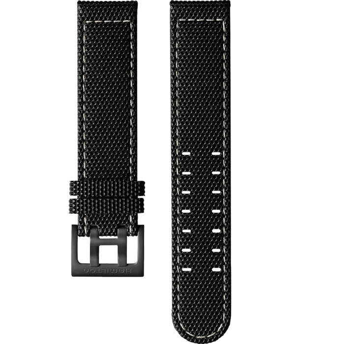 Hamilton Khaki Field Black Strap 20mm H6007051131