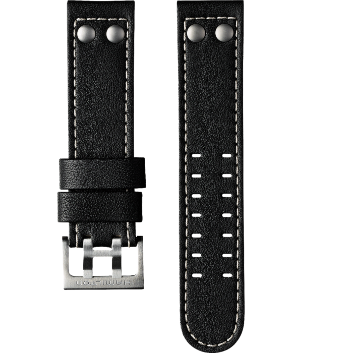Hamilton Khaki Aviation Black Strap 22mm H6007061001