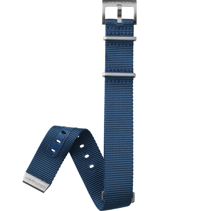 Hamilton Khaki Navy Blue Strap 20mm H6008231051