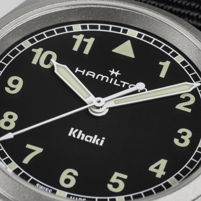 Hamilton Khaki Field Quartz 33mm Black Dial Men's Watch H69301430