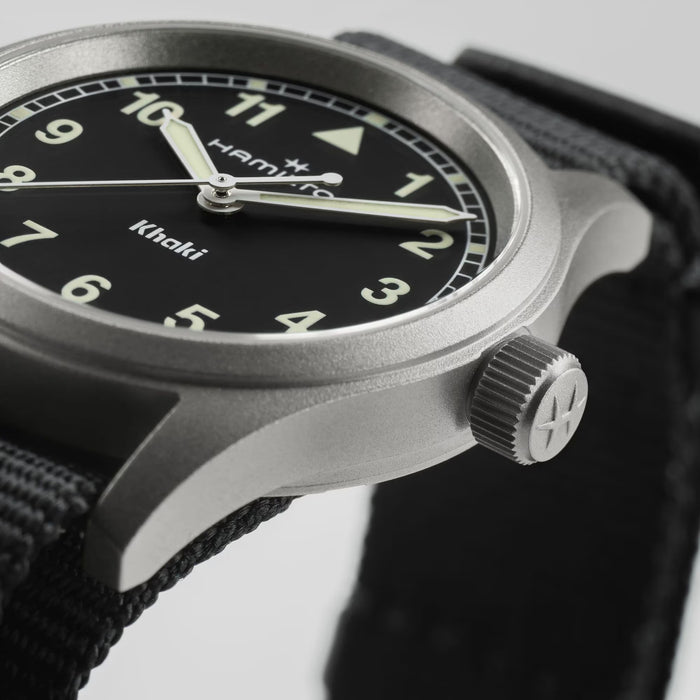 Hamilton Khaki Field Quartz 33mm Black Dial Men's Watch H69301430