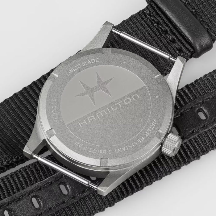 Hamilton Khaki Field Quartz 33mm Black Dial Men's Watch H69301430