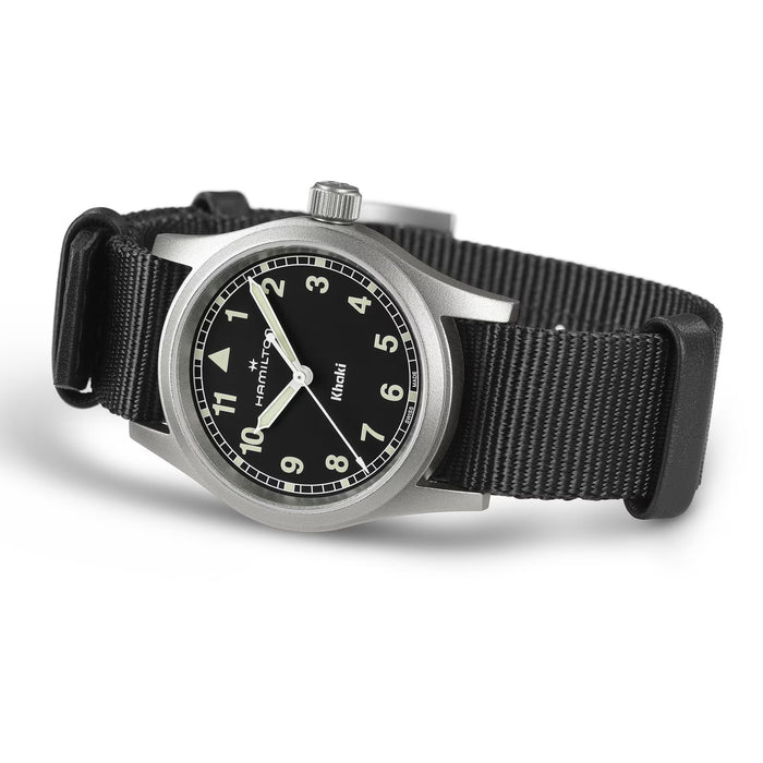 Hamilton Khaki Field Quartz 33mm Black Dial Men's Watch H69301430