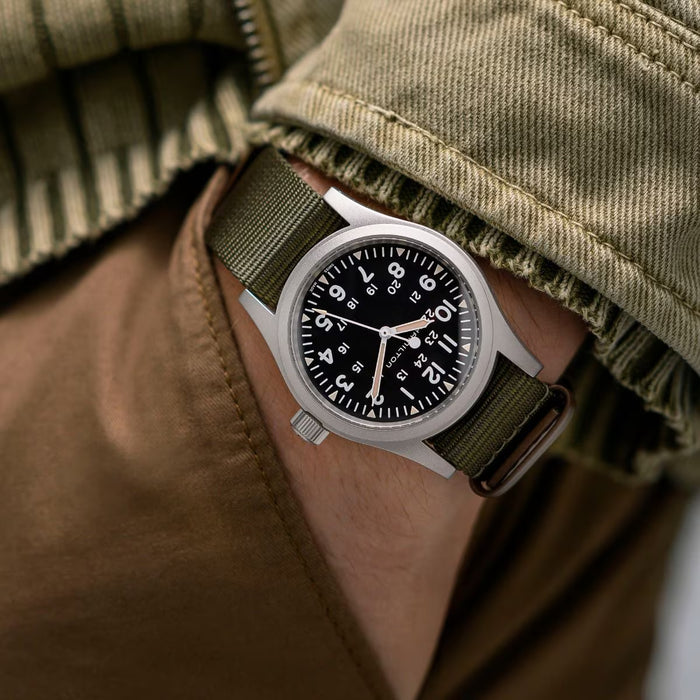 Hamilton Khaki Field Mechanical Black Dial | H69439931
