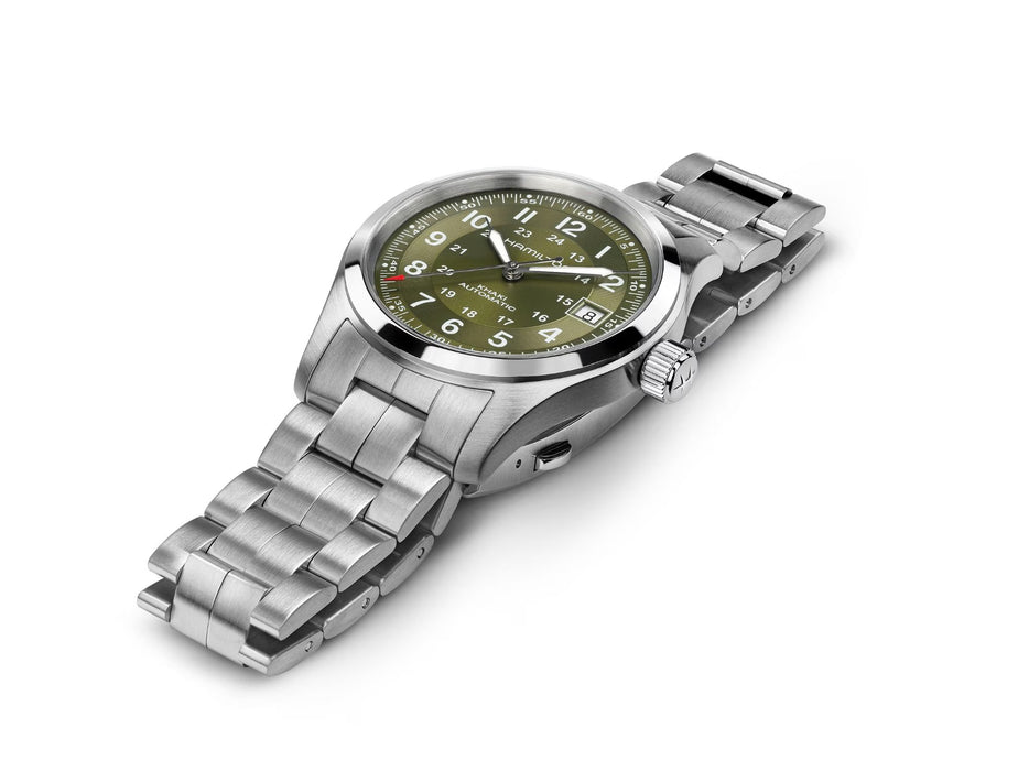 Hamilton Khaki Field Auto Green Dial 38mm Stainless Steel Men’s Watch H70455160