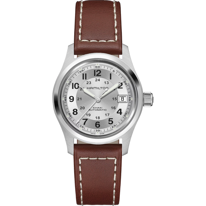 Hamilton Khaki Field Silver 38mm Watch H70455553