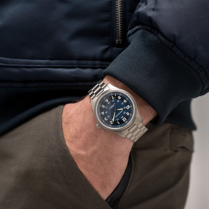Hamilton Khaki Field Titanium Auto Blue Dial 42mm Men’s Watch H70545140