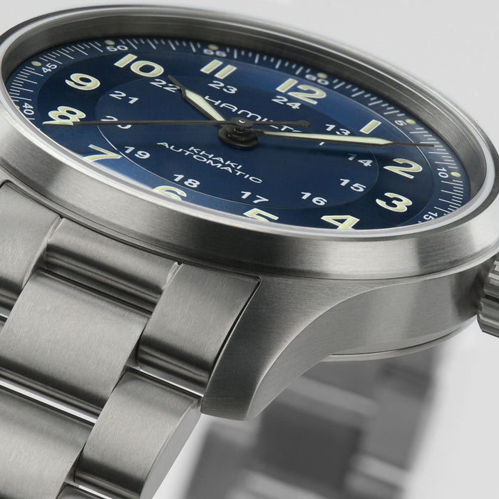 Hamilton Khaki Field Titanium Auto Blue Dial 42mm Men’s Watch H70545140