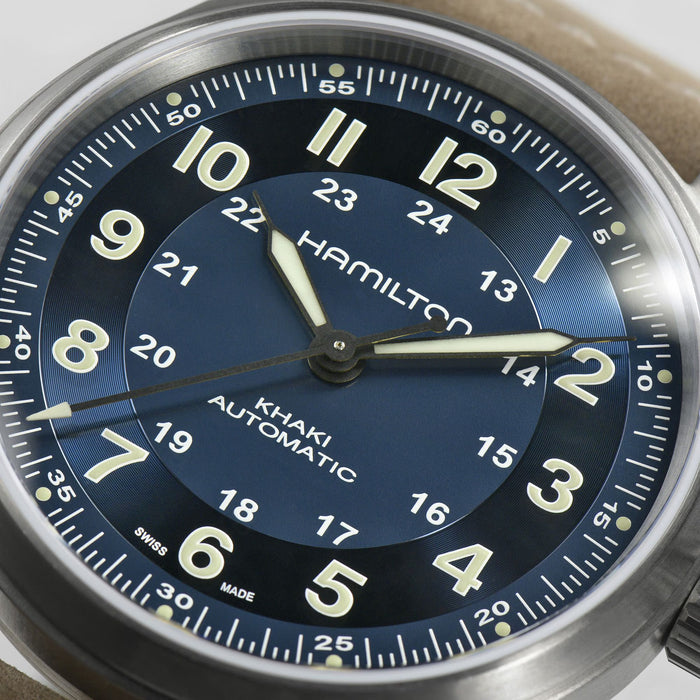 Hamilton Khaki Field Titanium Auto Blue Dial 42mm Men’s Watch H70545540