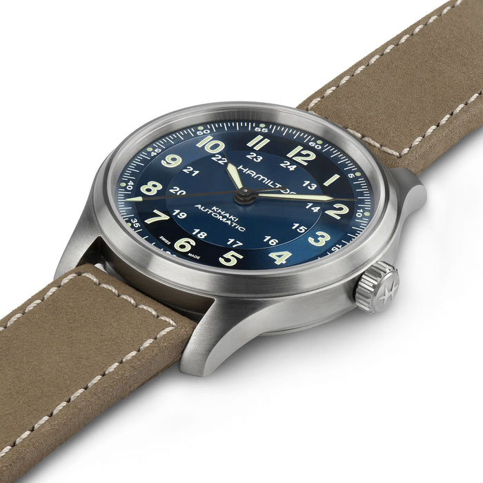 Hamilton Khaki Field Titanium Auto Blue Dial 42mm Men’s Watch H70545540