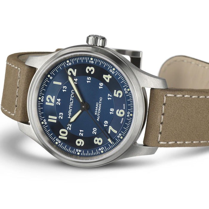 Hamilton Khaki Field Titanium Auto Blue Dial 42mm Men’s Watch H70545540