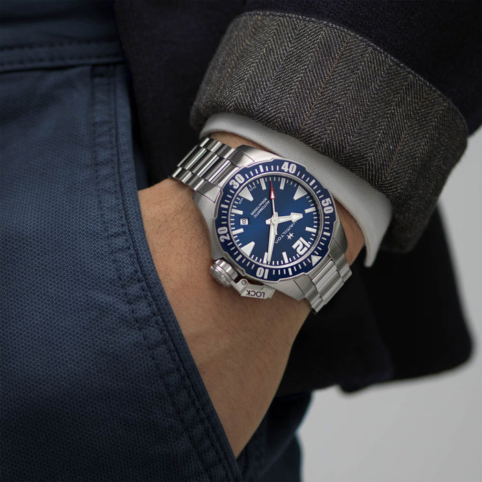 Hamilton Khaki Navy Frogman Auto Blue Dial | H77705145