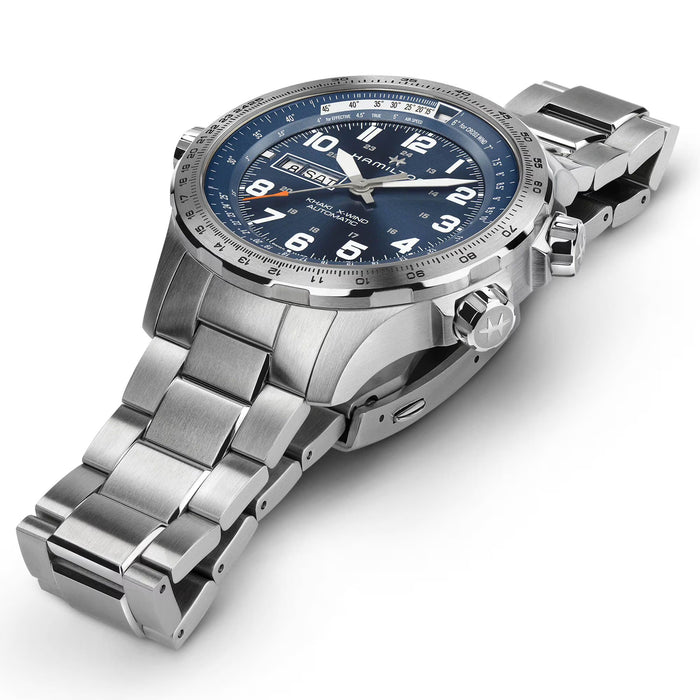 Hamilton Khaki Aviation X-Wind Day Date Blue 45mm Men’s Watch H77765141