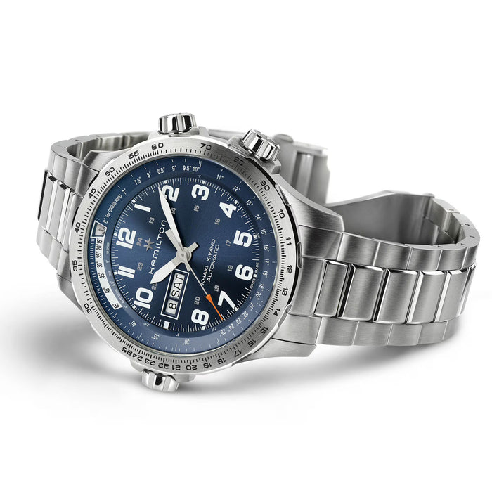 Hamilton Khaki Aviation X-Wind Day Date Blue 45mm Men’s Watch H77765141