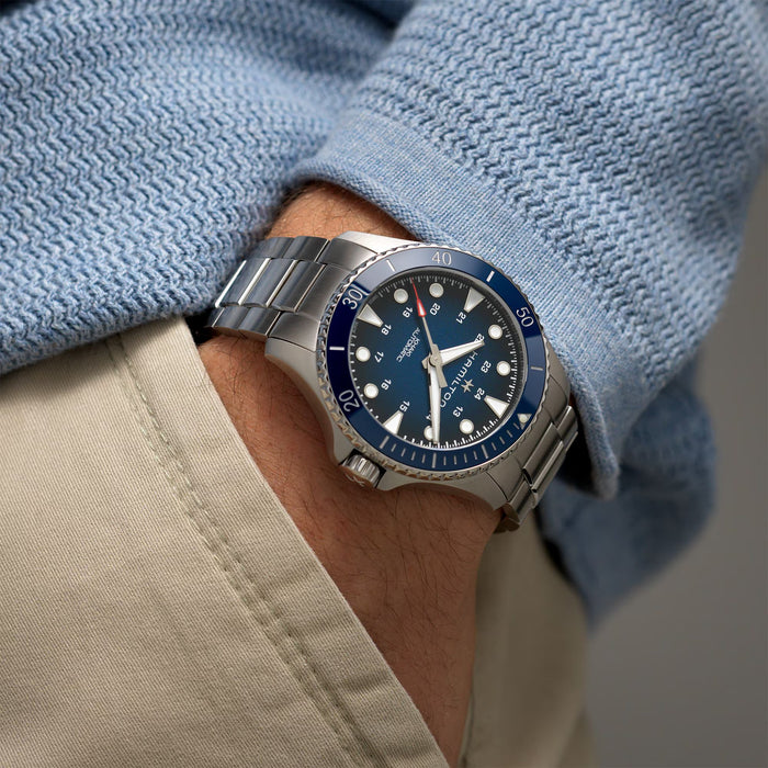 Hamilton Khaki Navy Scuba Auto Blue Dial 43mm Men’s Watch H82505140
