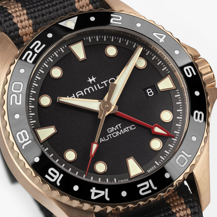 Hamilton Khaki Navy Scuba Automatic GMT Bronze Men's Watch H82565930