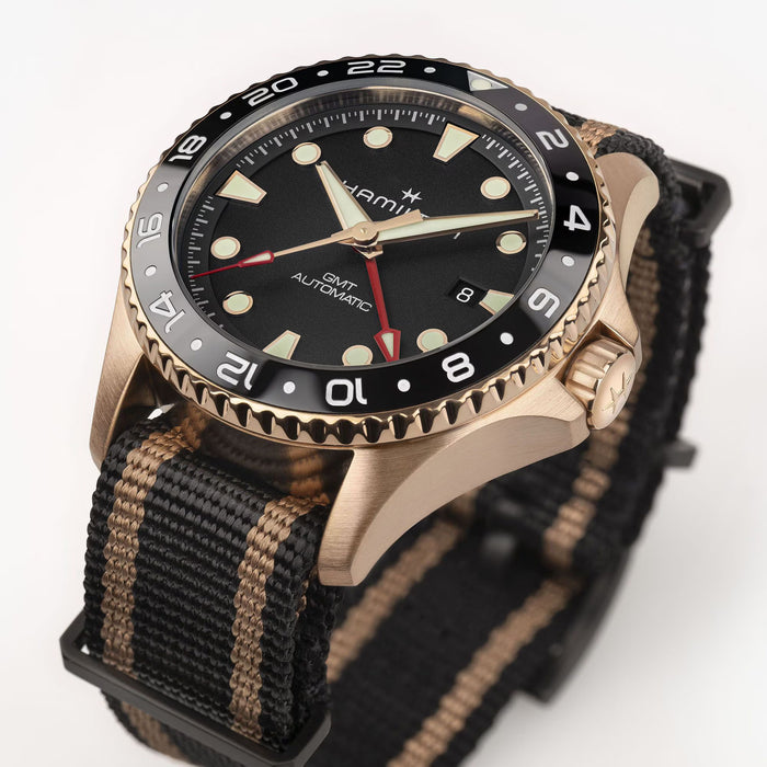 Hamilton Khaki Navy Scuba Automatic GMT Bronze Men's Watch H82565930