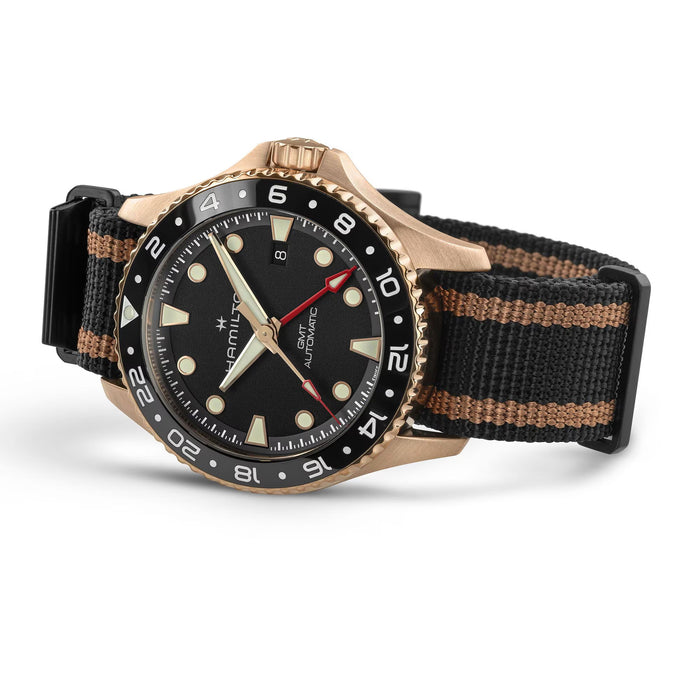 Hamilton Khaki Navy Scuba Automatic GMT Bronze Men's Watch H82565930