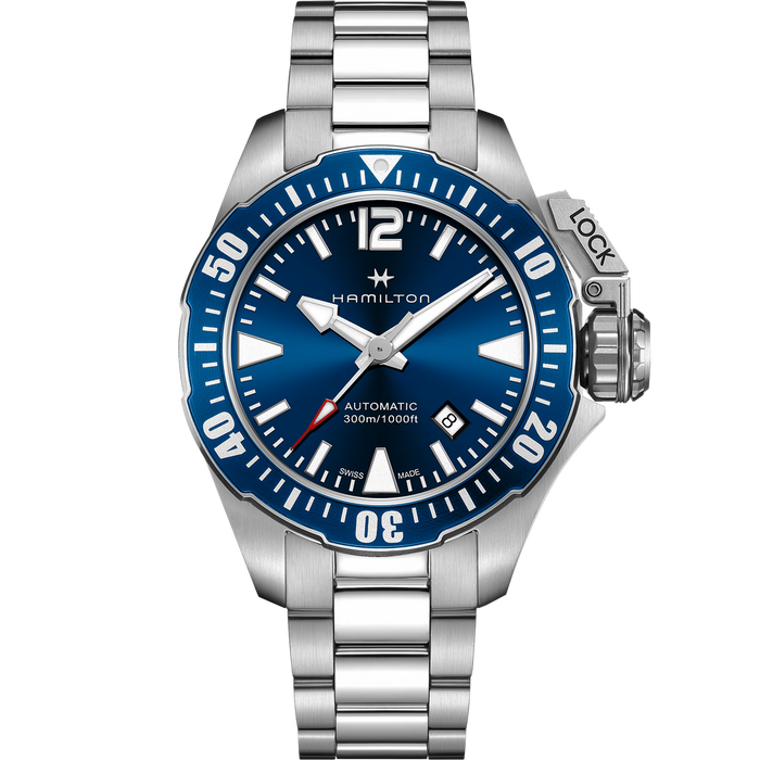 Hamilton Khaki Navy Frogman Auto Blue Dial | H77705145