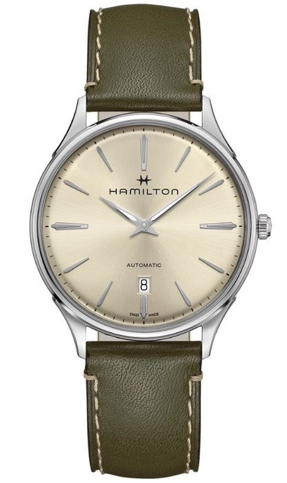 Hamilton Jazz Master Thinline Auto Stainless Steel Case White Dial Round Men's Watch H38525811