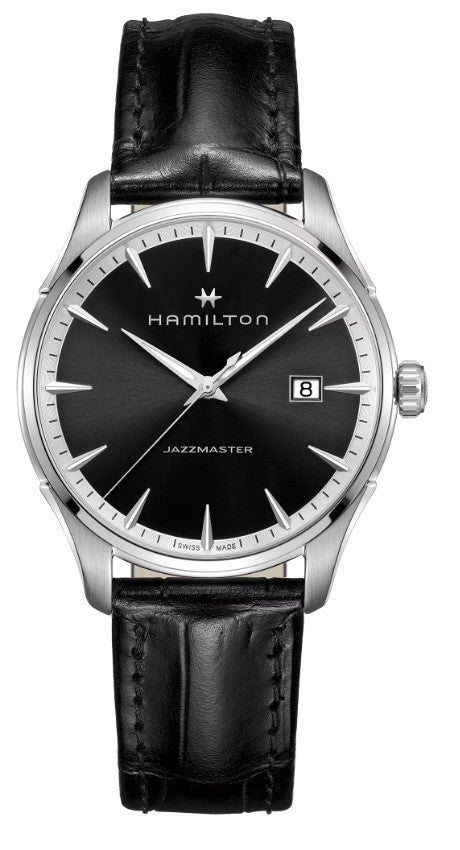 Hamilton Jazz Master Gent Quartz Stainless Steel Case Black Dial Round Men's Watch H32451731