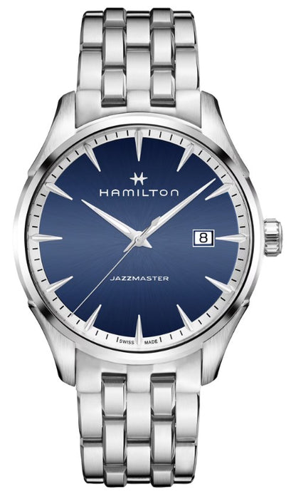 Hamilton Jazz Master Gent Quartz Stainless Steel Case Blue Dial Round Men's Watch H32451141