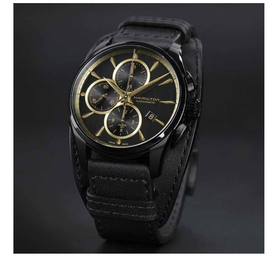 Hamilton Jazz Master Auto Chrono Stainless Steel Case Black Dial Round Men's Watch H32506730